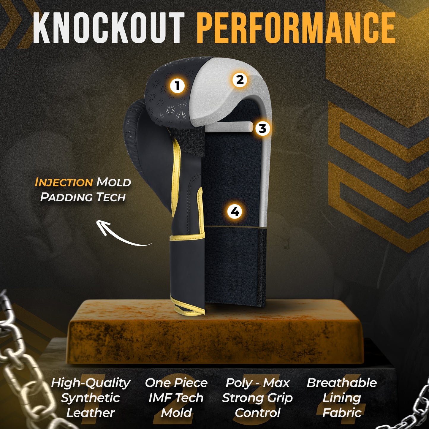 Twisto Black Rox Gold