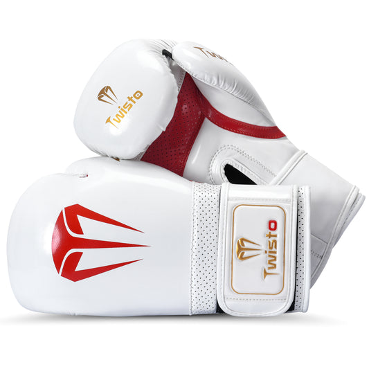 Twisto X7 Boxing Gloves White / Red