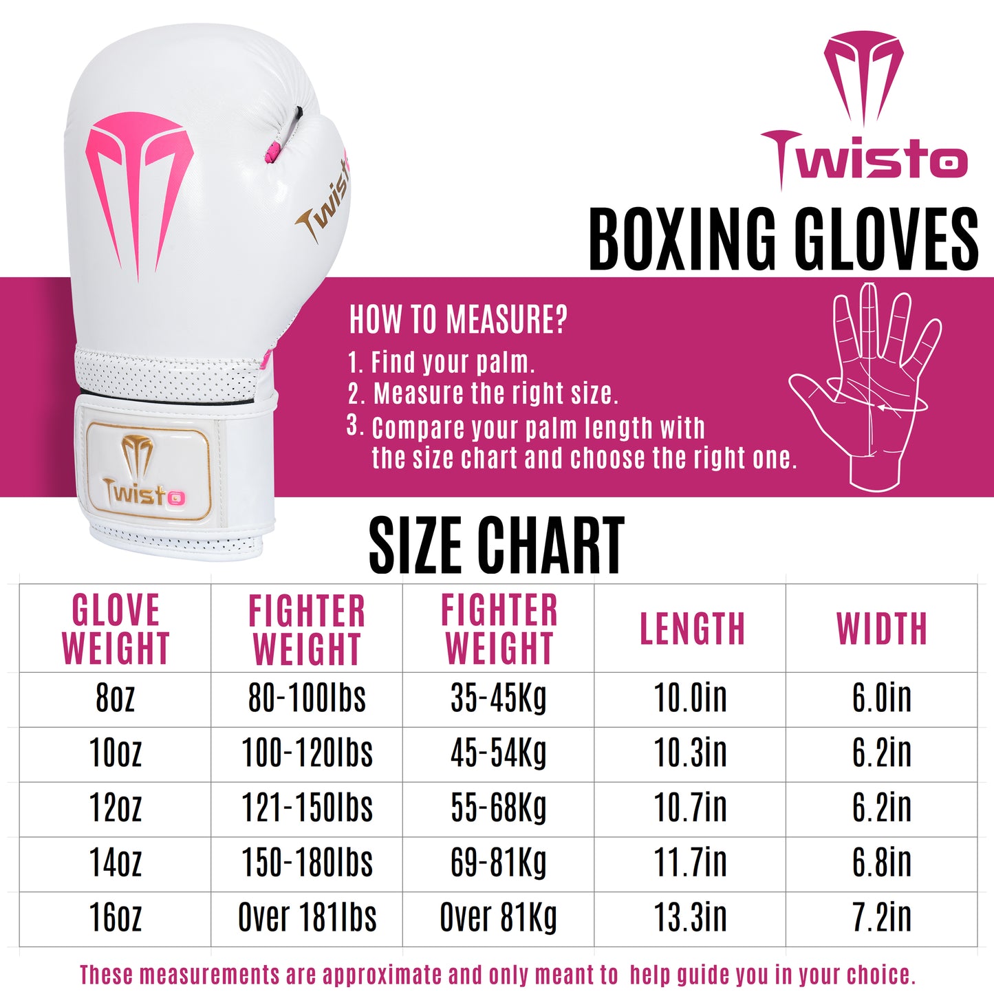 Twisto Sparring X7 White / Pink