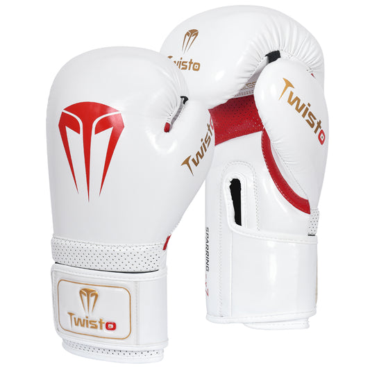 Twisto X7 Boxing Gloves White / Red