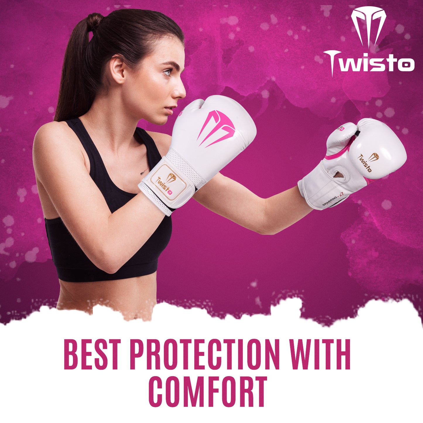 Twisto Sparring X7 White / Pink